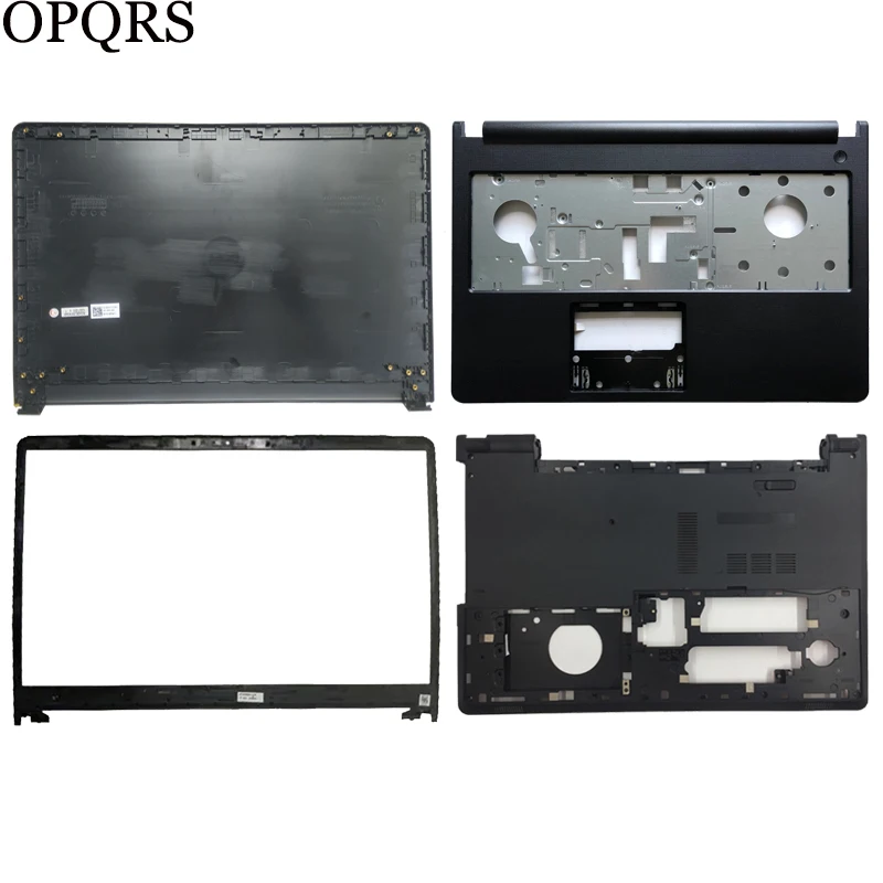 Não-toque Lcd Tampa Traseira Moldura Frontal Palmrest Caixa de Inferior Dell Inspiron 155000 5000 5555 5558 5559 5566 V3558 V3559