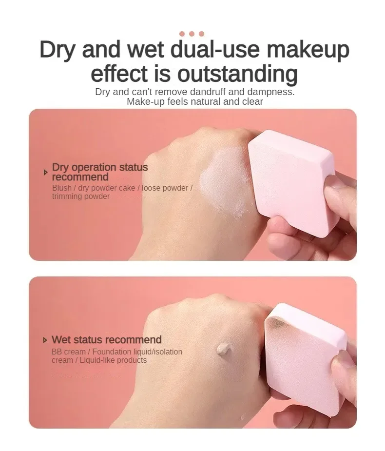 Diamond Sponge Puff Base Foundation Sponge Powder Beauty Women Makeup Beauty Tool Cosmetic Puff 5