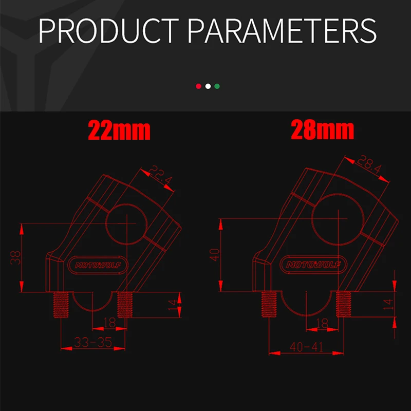 3   ڵ    Ʈ ڵ Ŭ, ȥ BMW R1200GS ߸ MT07 MT09   28mm 22mm