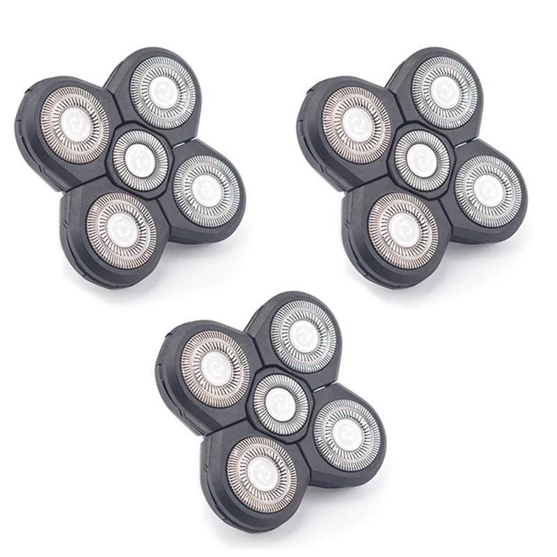 Replacement Shaver Head Electric Shaver 5 Cutter Floating Head Waterproof Stainless Steel Blade shaver blade head