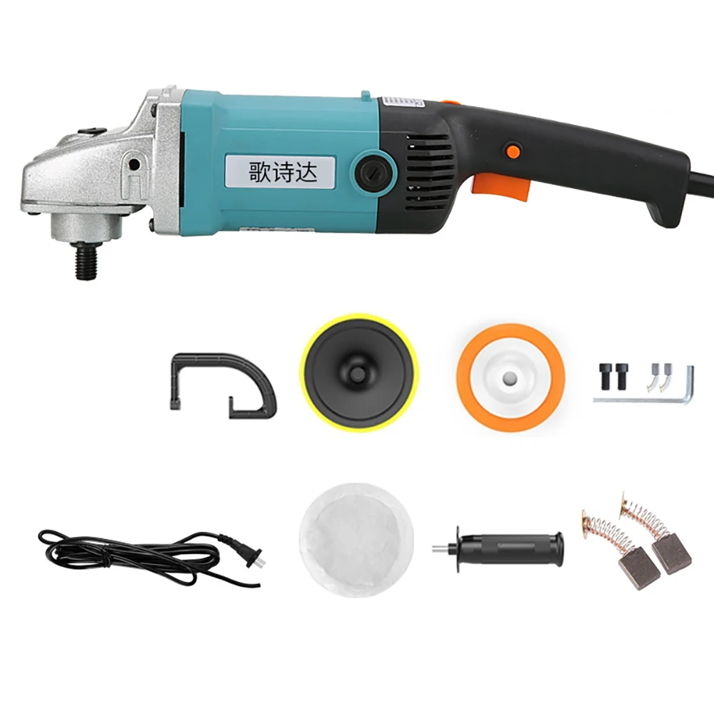 

220V Car Electric Polishing Machine Multifunctional Grinding Machine Car Wax Polisher Car Paint Care Tool 1400W