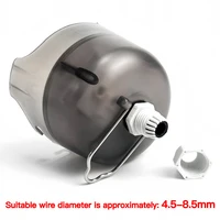 Outdoor Waterproof Electrical Socket Box, Weatherproof Power Outlet with Protective Cover for Garden Patio Wall Installation 6