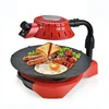 Korean-type Smokeless Electric Baking Pan 3D infrared baking tray Barbecue machine with lamp 110v/220v 1300w 1