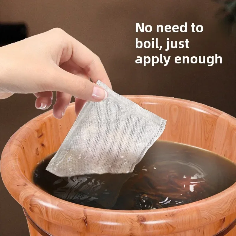 Pedicure Spa Powder Eighteen Herbs Foot Soaking Bath Bag Wormwood Leaf Ginger Safflower Universal Foot Soaking Medicine Bag