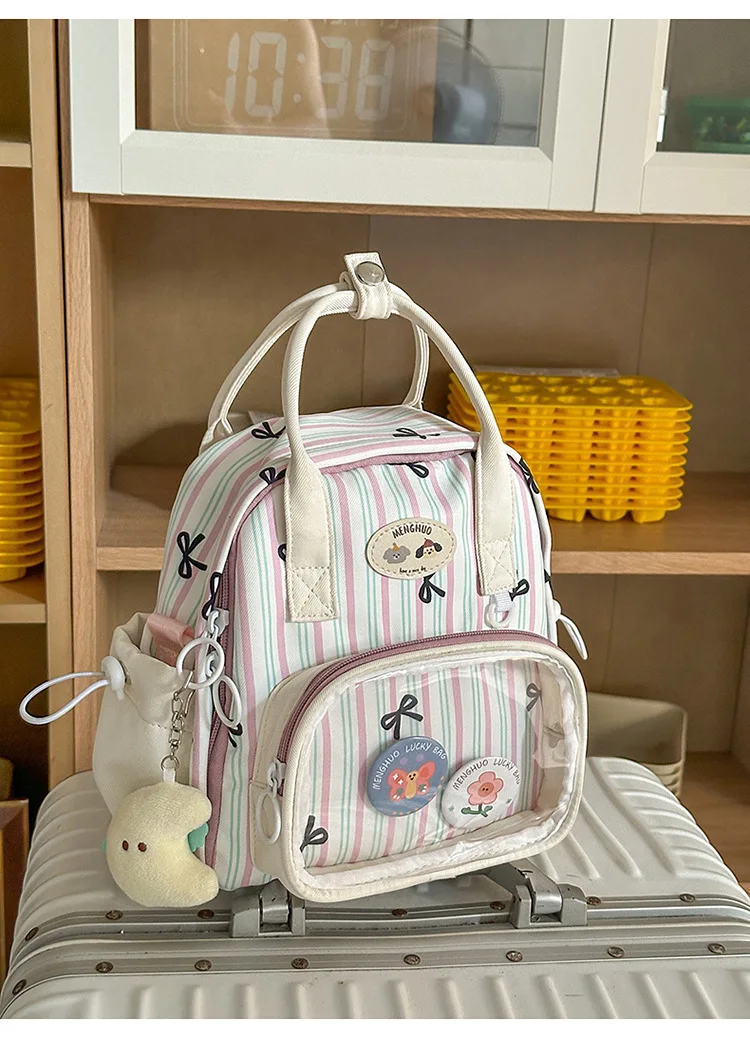 Kawaii Pastel Grid Harajuku Ita Tote Bag