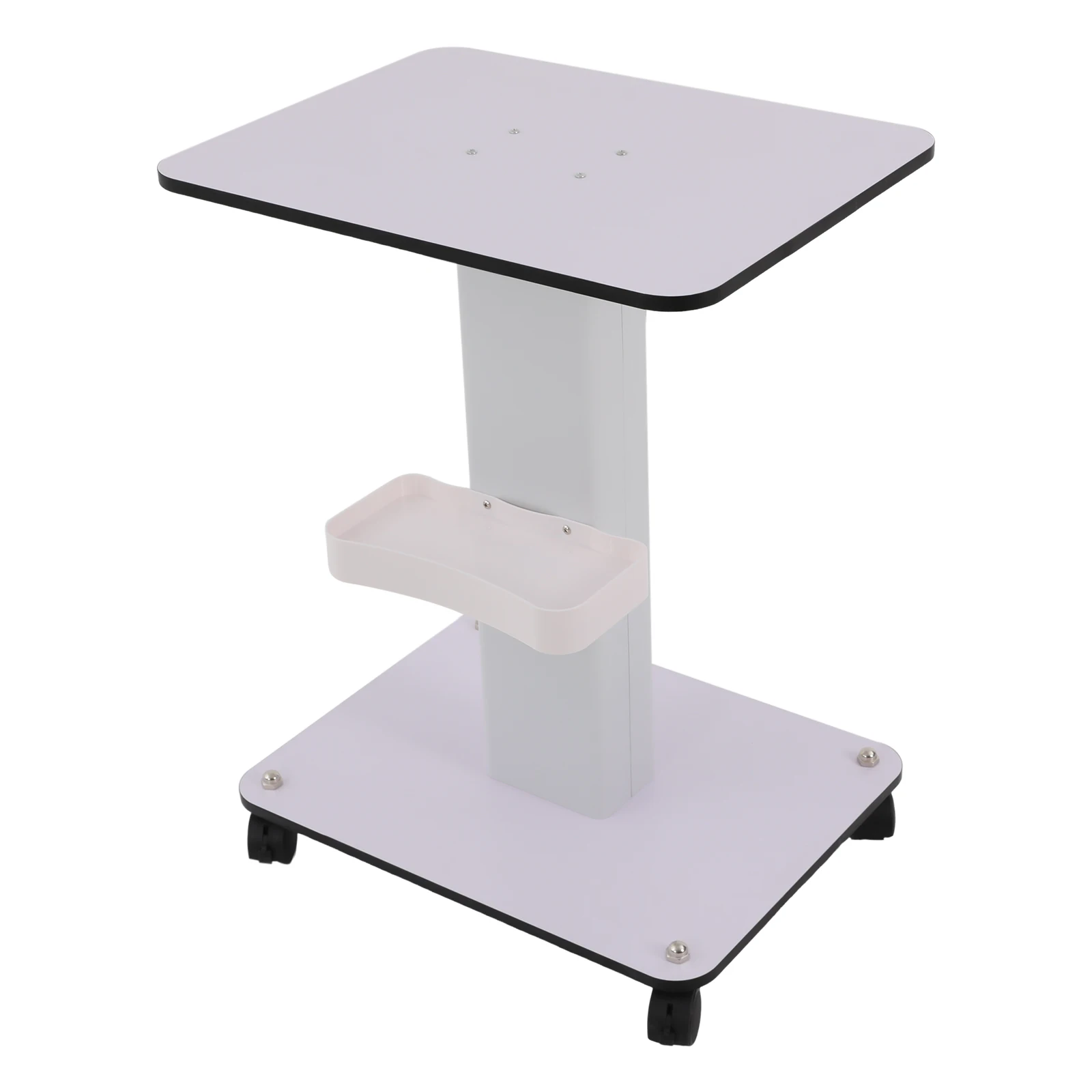 Weißes Holzbrett aus Metall, großer Desktop-Kinderwagen für Spektrometer, Beauty-Rollwagen, Beauty-Instrumentenwagen für Schönheitssalons – Detail 14