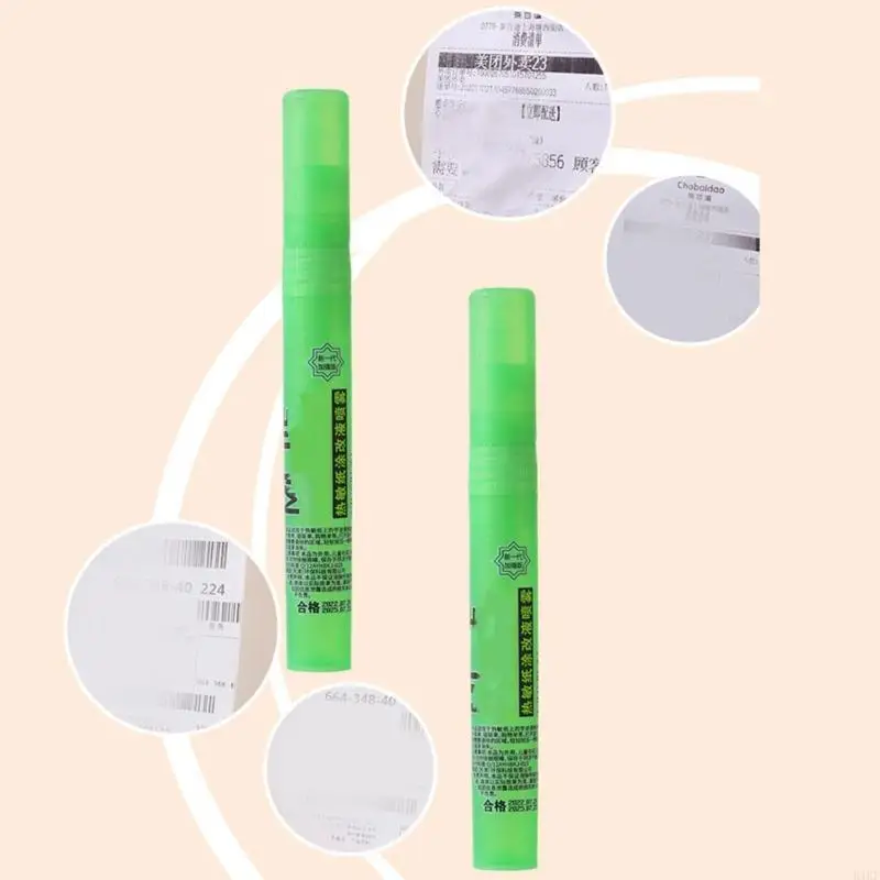 개인 정보 보호 정보 기밀 문서 포장 및 메일 주소 K1KF를 위한 5Pcs 감열지 수정 스프레이어 펜