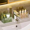 Rectangular Desktop Cosmetic Storage Drawer Stackable Storage Box Acrylic Rack Sundries Snack Makeup Storage Basket Organizer 2