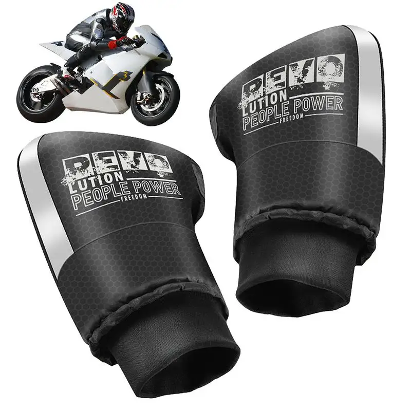 Motorcycle Handlebar Cover Winter Snowmobile Handlebar Muffs New Motorbike Scooter Thick Warm Handle Grip Gloves Handlebar Mitts rubber motorcycle handlebar motorbike accessories dirt pit bike handle bar moto part atv motocross universal 22mm scooter grip