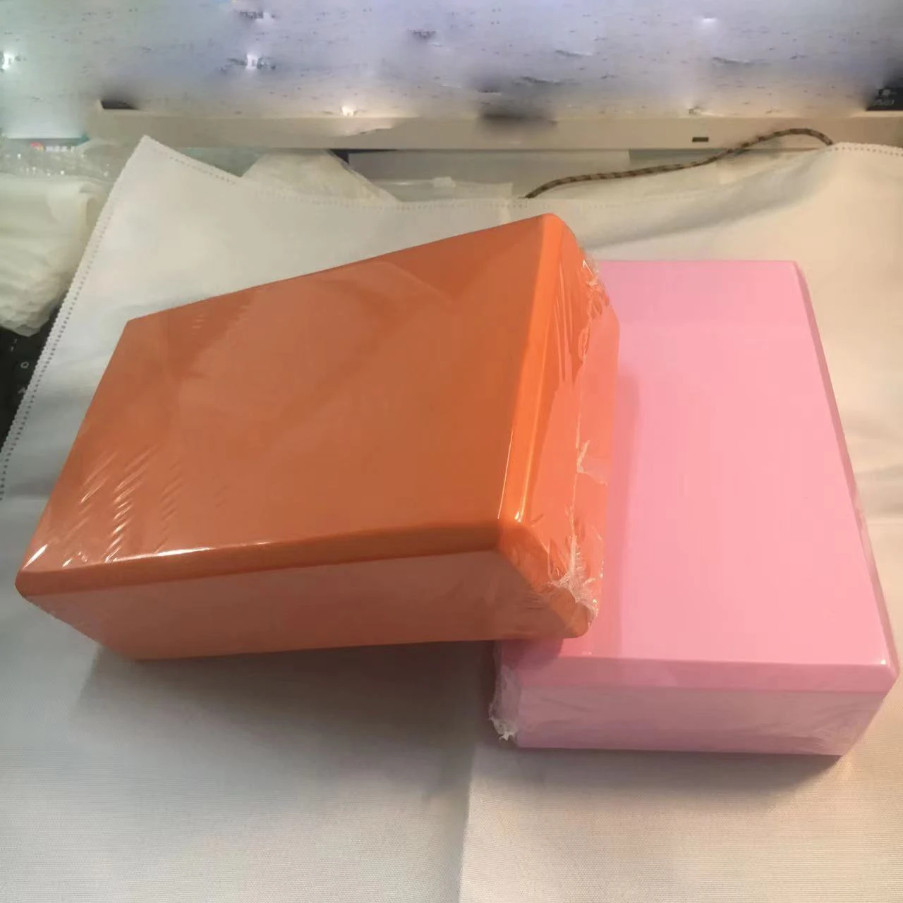 Description Picture 3 of itemEVA Gym Blocks Foam Brick Training Exercise Fitness Set Tool Yoga Bolster Pillow Cushion Stretching Body Shaping Yoga Blocks