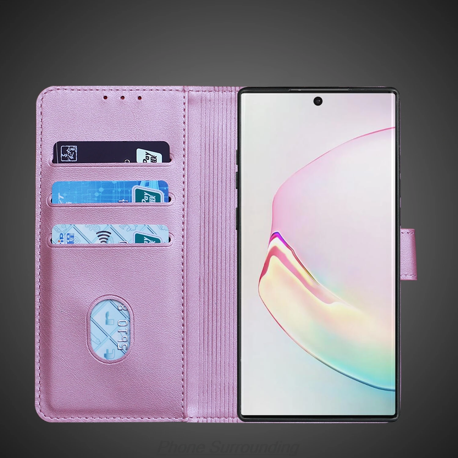 Leather Wallet Flip Cover Protective Case