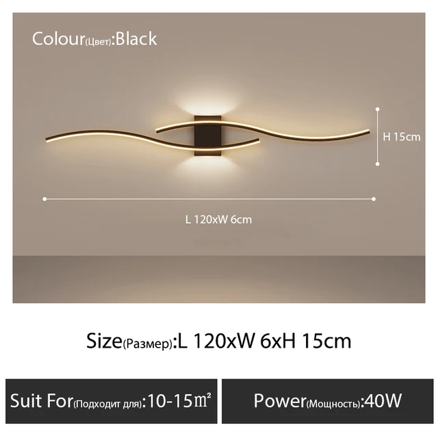 A black L120cm