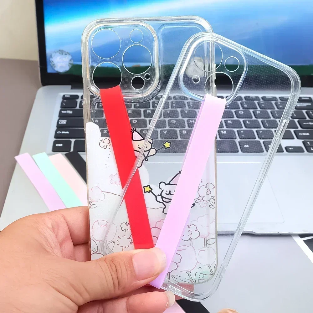 Silicone Phone Strap with Clip | Secure Finger Grip Holder