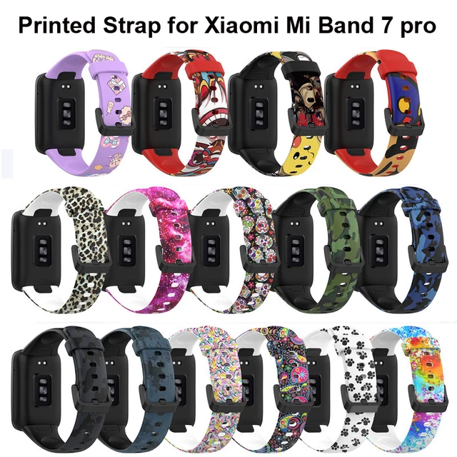 Bracelet Silicone Watchband For Xiaomi Mi Band 7 Pro Strap Smartwatch Band  For MiBand 7 Pro Wriststrap Belt Accessories + Case