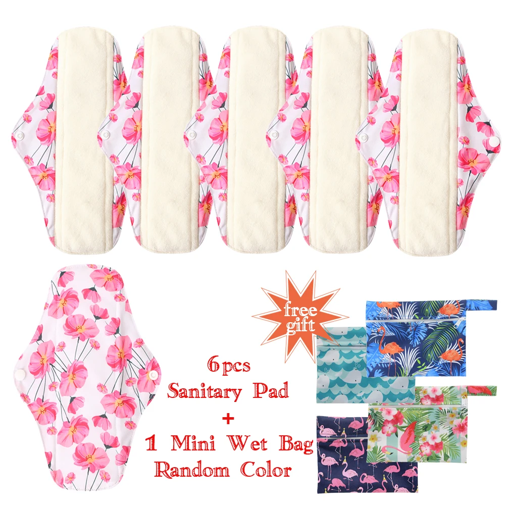 Daily Pads for Monthly Reusable Gaskets Sanitary Pad Pouch Panties for Periods Absorbent Menstrual Panties Women to Towels Care sanitary pads