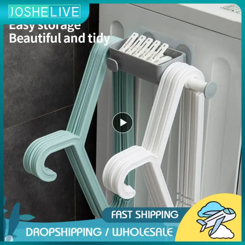 Punch-free Towel Rack Multifunctional Retractable Concealed Hanger Storage Rack Organizer Hanger Clothes Support Clip Accessorie