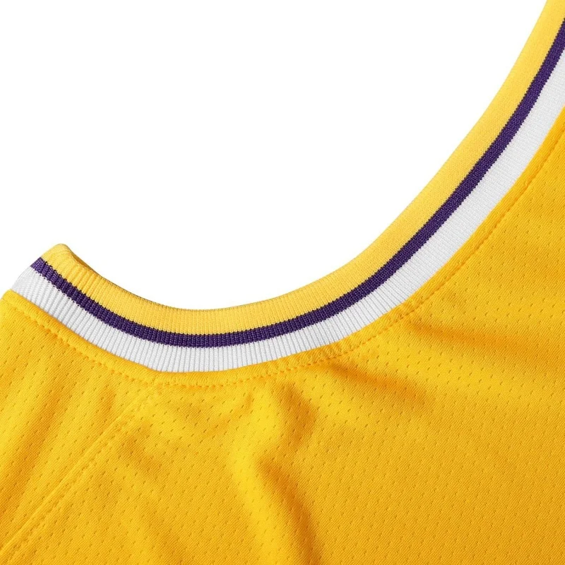 Summer Men Basketball Jersey Quick Drying Basketball Shirt Breathable Sleeeveless Jersey Training Vest Yellow Singlet