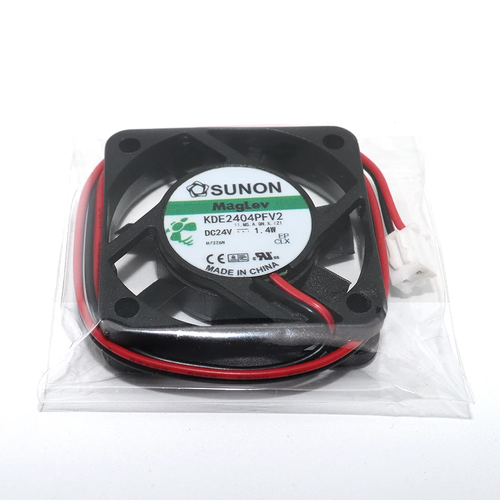 new for Sunon KDE2404PFV2 4010 40*40*10MM DC 24V 1.4W 4cm 2-wire