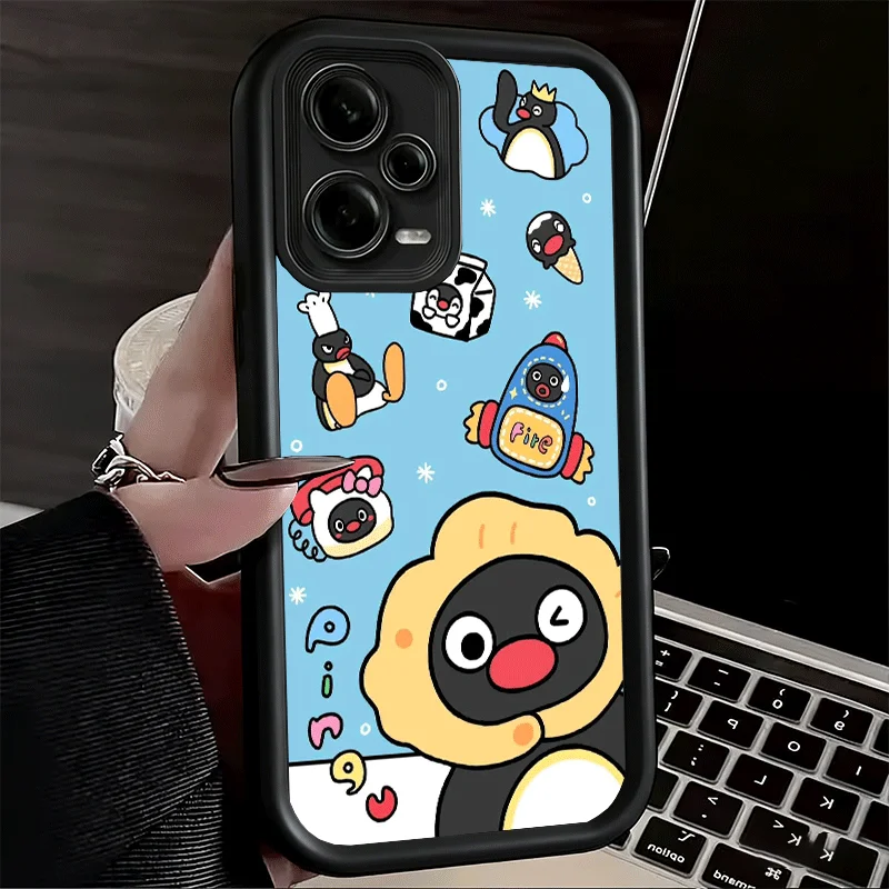 Cartoon Penguin Design Soft Phone Case Sleeve