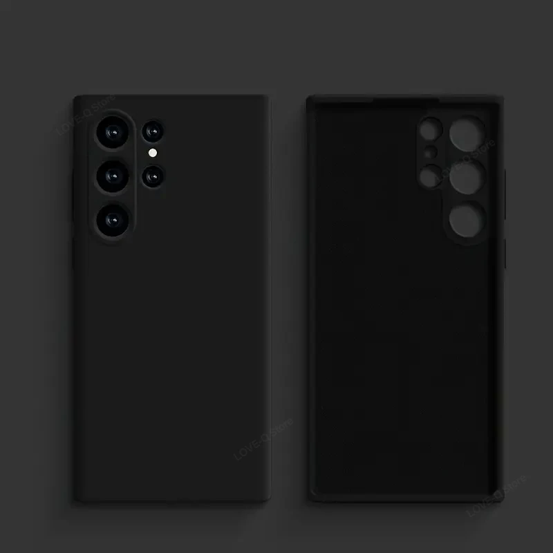 Luxury Liquid Silicone Soft TPU Phone Case - S25 Ultra Plus