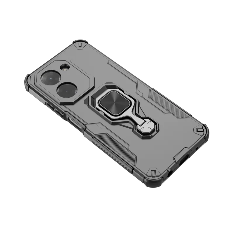 Xiaomi Redmi A5 Shockproof Armor Case with Magnetic Holder Ring and Lens Protection