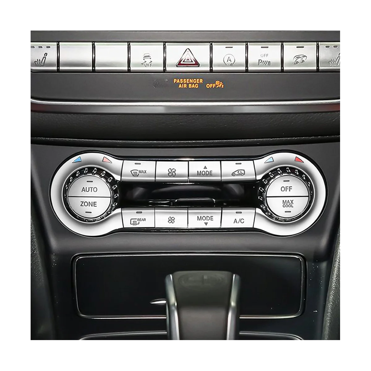 Centralny zamek samochodu klimatyzacja dekoracyjna obudowa przycisków dla CLA C117 GLA X156 a klasa W176
