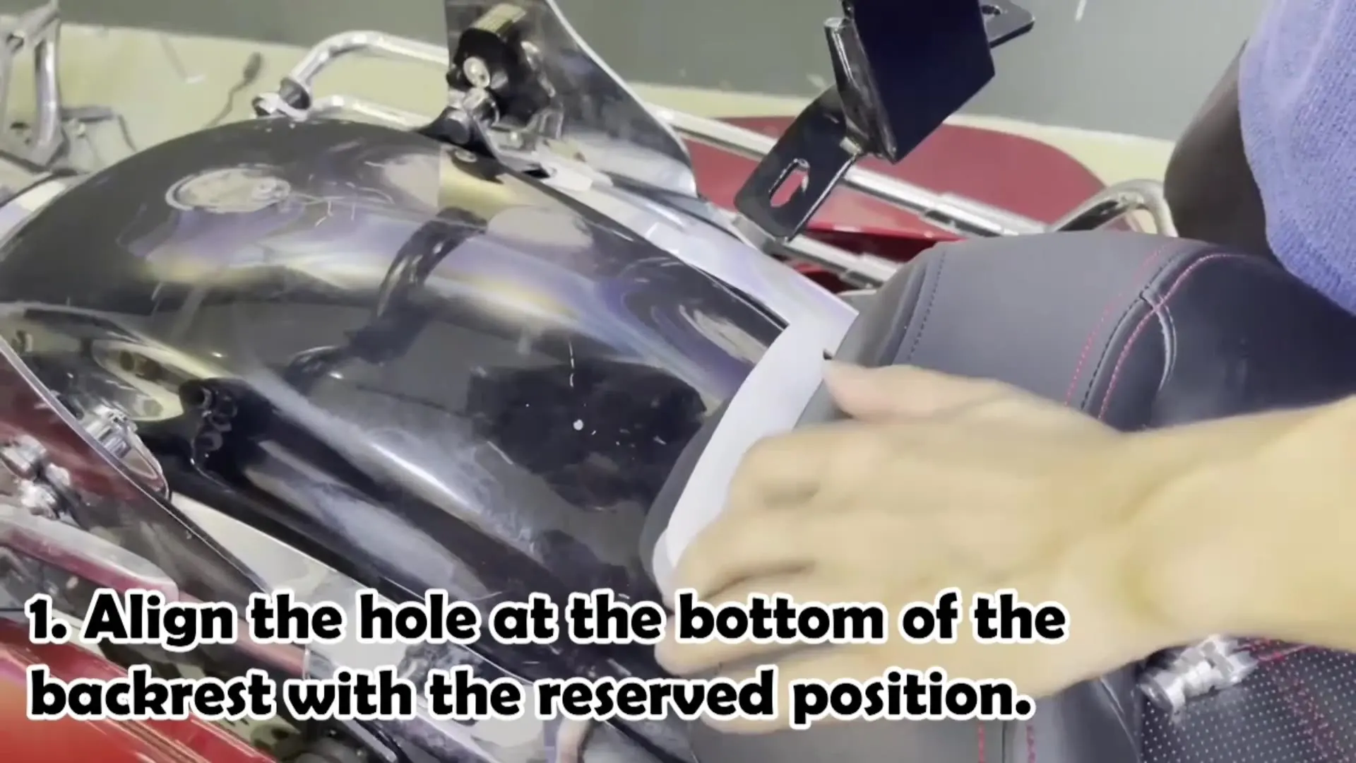 DOSSIER DOSSERET PASSAGER Pour Touring Road King Road Glide Street