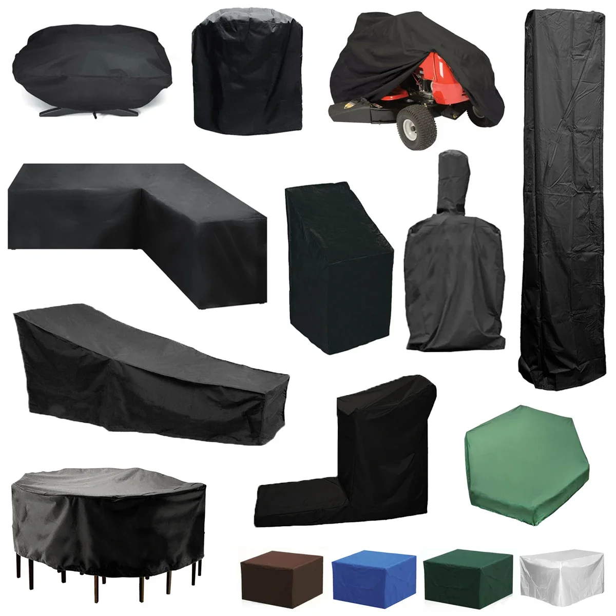 Customized Oxford Furniture Cover For Table Cube Chair Sofa Kitchen Rattan Waterproof Rain Garden Patio BBQ Cover Dustproof patio furniture cover