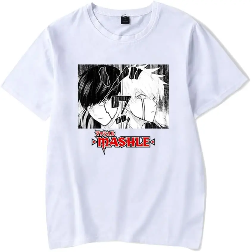 

Mashle Magic and Muscles T-Shirt Merch Short Sleeved Unisex Casual Tee #10