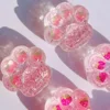 1PC New Cartoon Cute Jelly Cat Paw Pinch Fidget Toy Creative Ins Rainbow Cat Paw Squeeze Toy Children's Decompress Toy 1