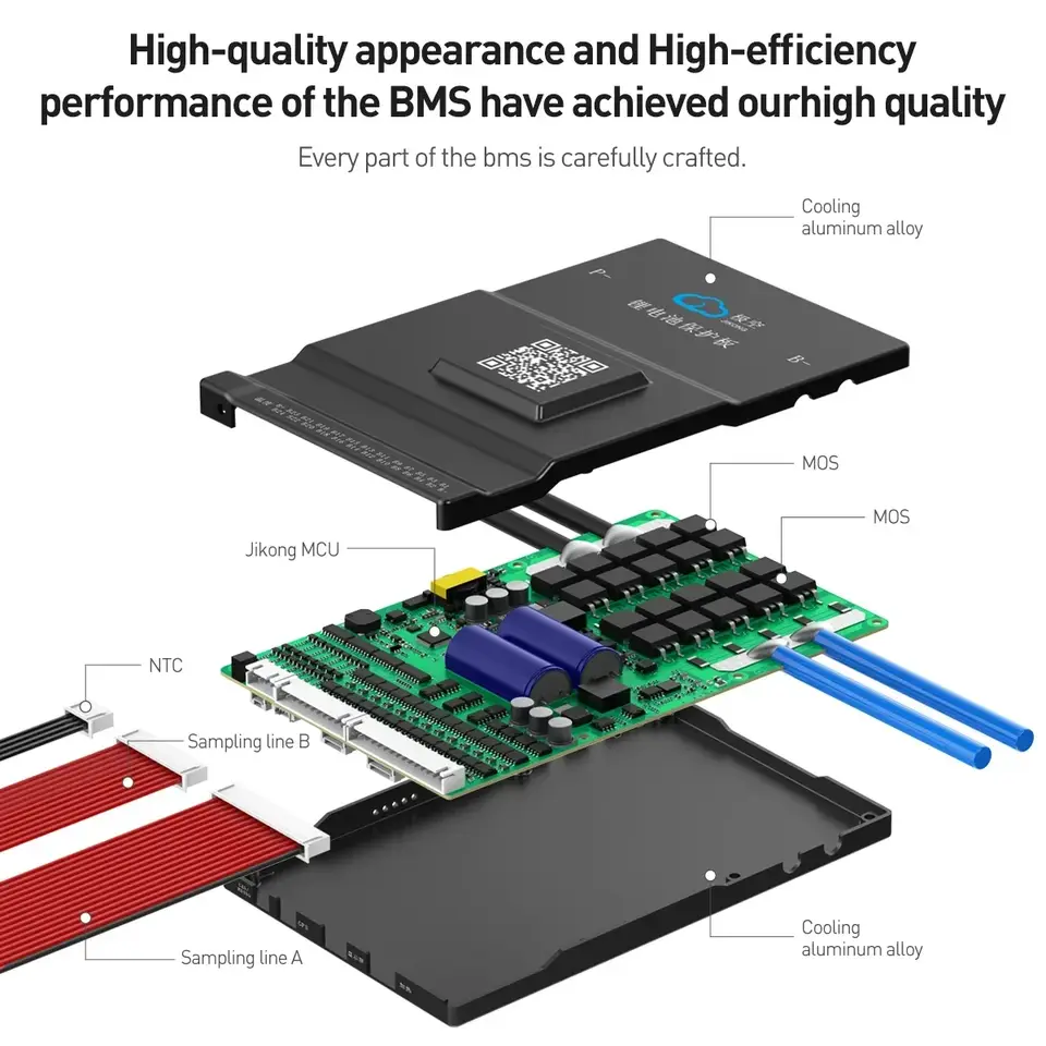 JIKONG JKBMS Smart Active BMS 8S-24S Li-ion/ Lifepo4/ LTO 0.4A-2A Battery Balance Management System 80A 100A 120A 150A 200A 300A image 4