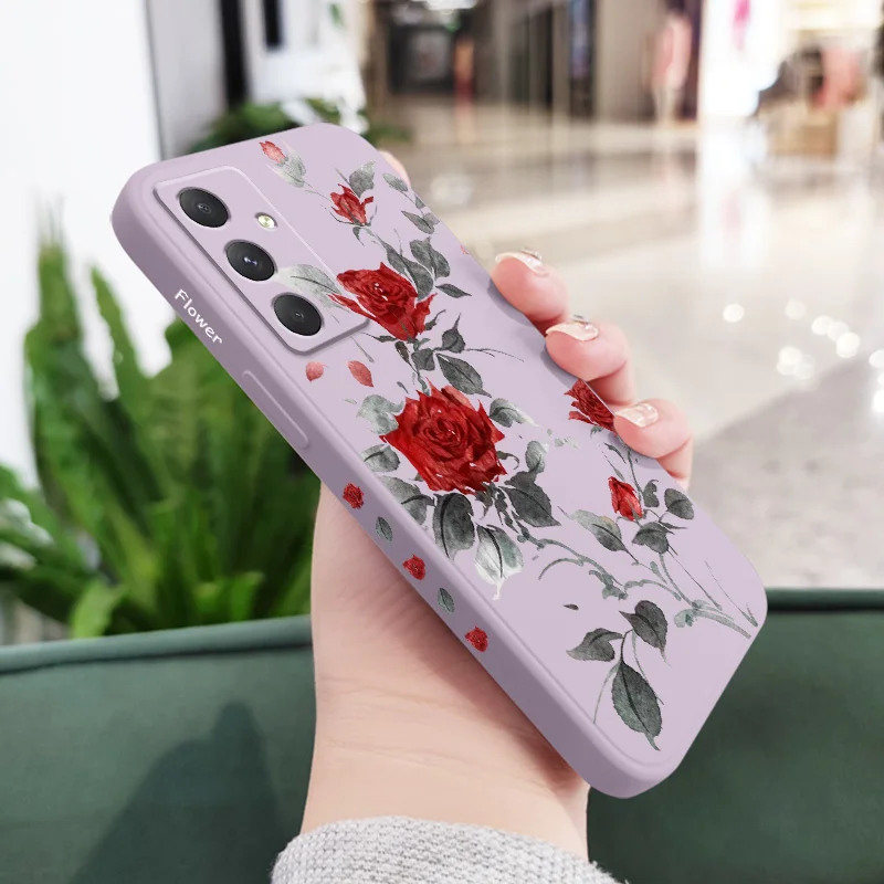 Graceful Rose Design Phone Case Cover