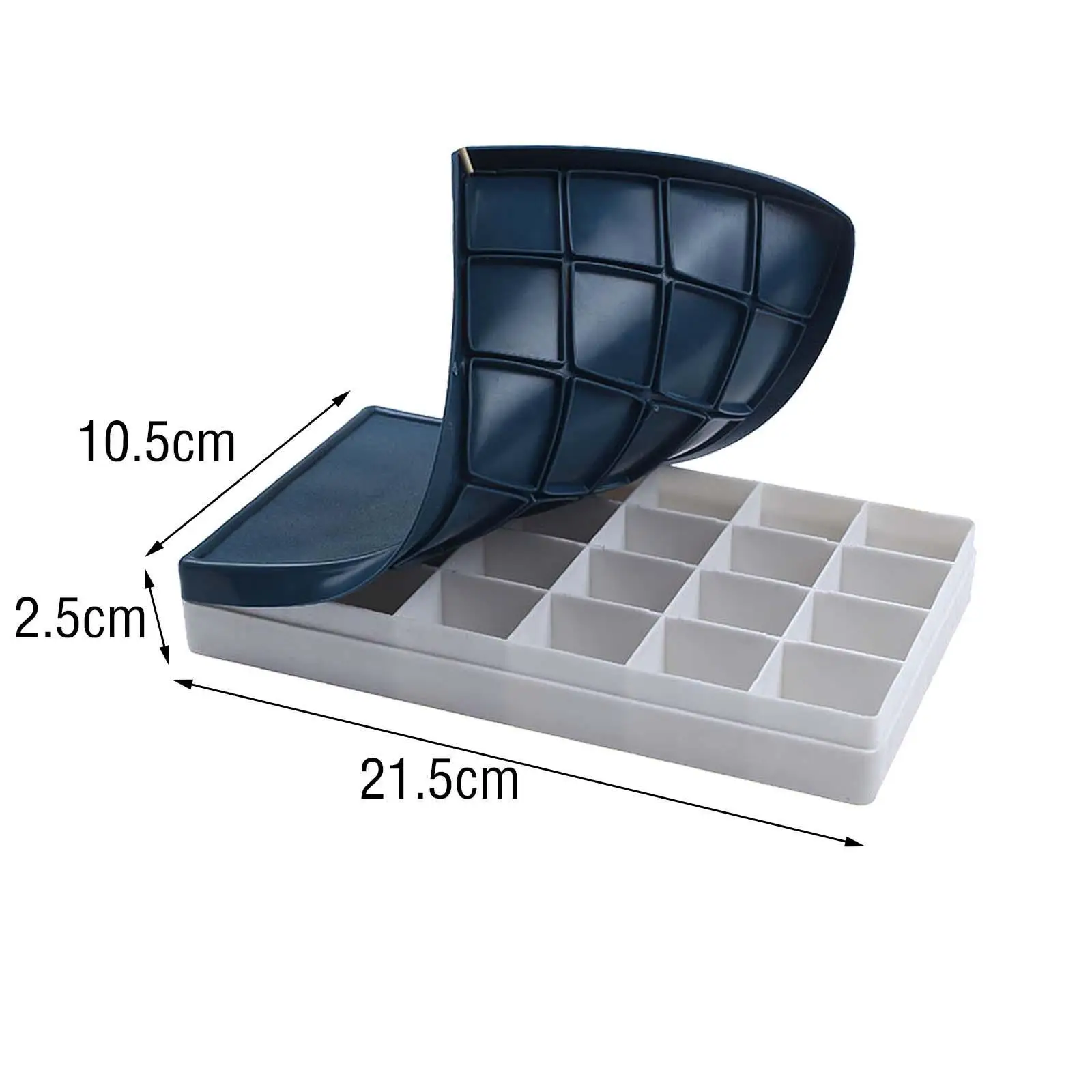 Watercolor Palette Painting Pallet 24 Wells Painting Palette with Lid Foldable Watercolor Paint Box for Oil Paint watercolor palette