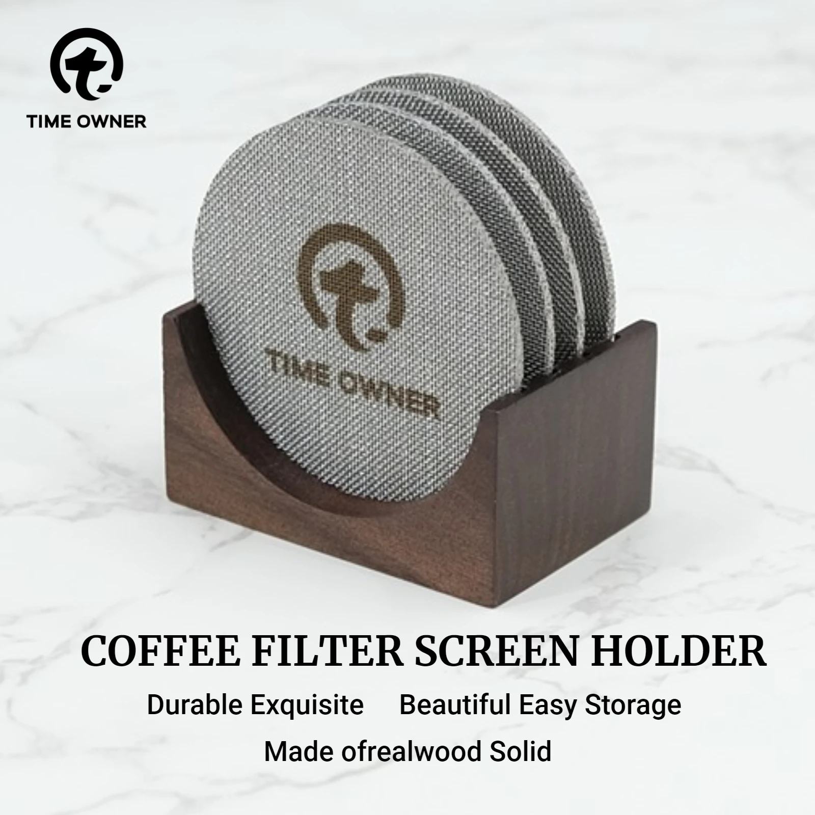 CoffeeFilterScreenHolder58mmMeshScreenBaristaCoffeeMakingPuck