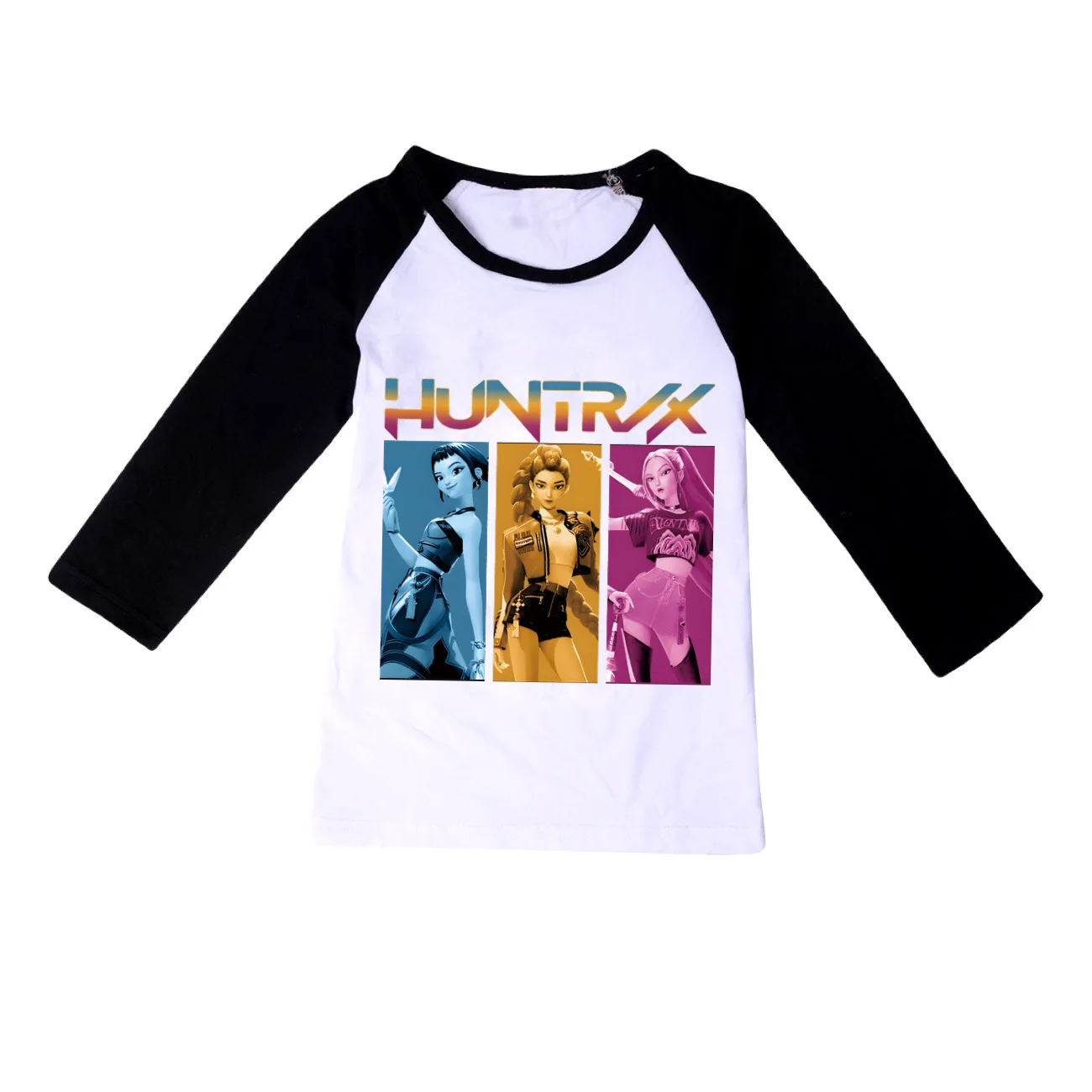 Générique T-Shirt Kpop Demon Hunters Fille Garçon à Manches