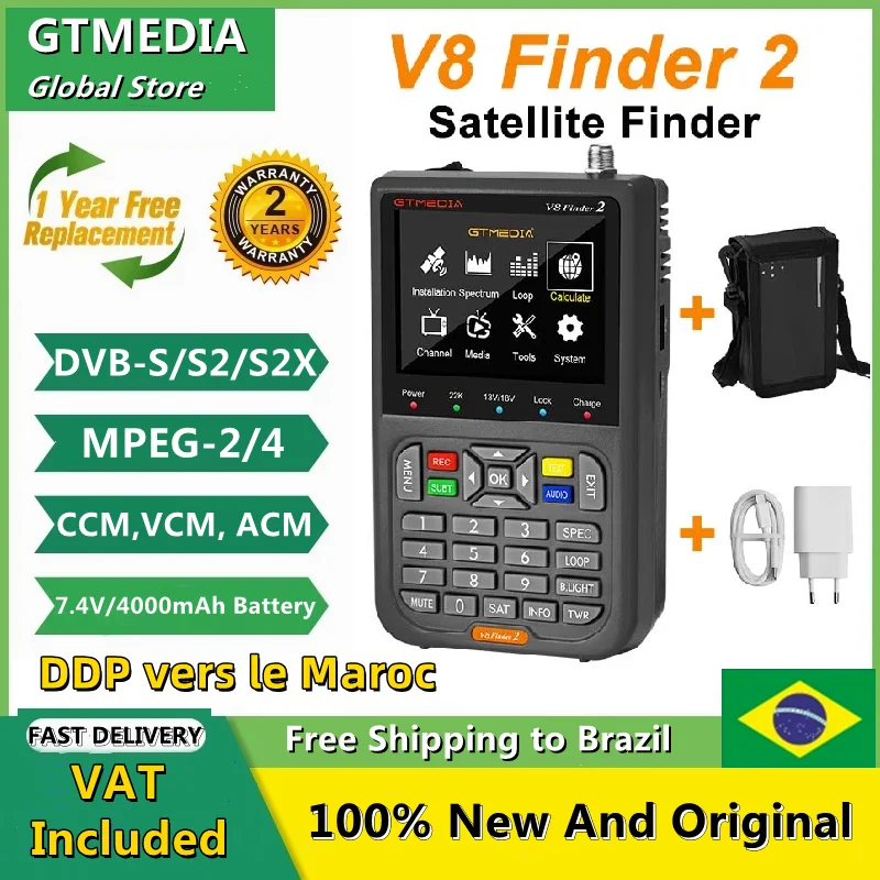 GTMEDIA-medidor Combinado V8 Finder Pro, Analizador De Pectro