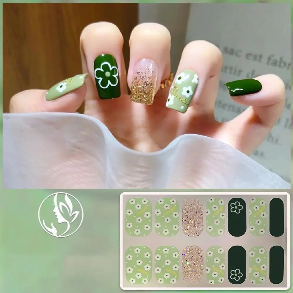 

1pc Cartoon Kawaii Dinosaur Bear Animal Nail Art Sticker Rabbit Floret Ultra-thin Japanese Decal Self Adhesive Manicure