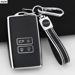 Sleek Pink TPU Car Key Case Cover (Black Set 3)