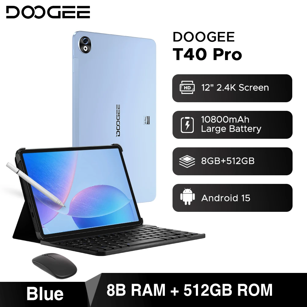 DOOGEE T40 Pro 12インチタブレット 本体 Amazon.com : DOOGEE T40PRO 12 inch Tablet, Android 14