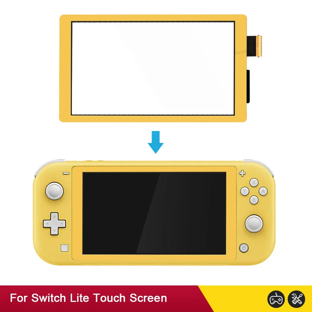 Enhanced Touch Screen Replacement Digitizer for NS Switch Lite - Gray/White