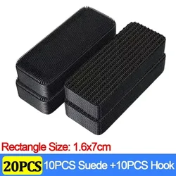 Durable Self - Adhesive Fastening Tape for DIY and Auto Projects (Rectangle - 20pcs)