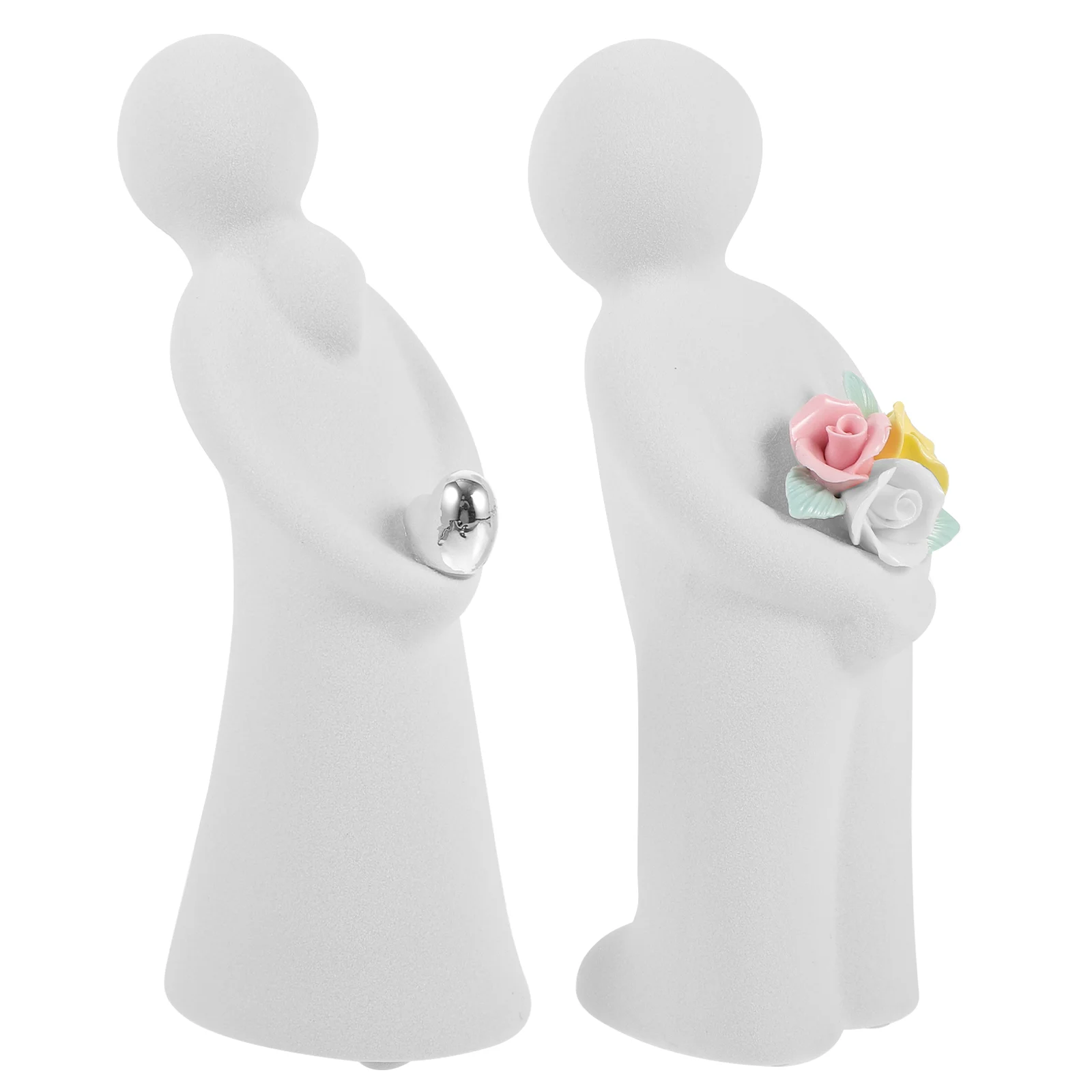 

Character Ornament Ceramic Crafts Lover Figurine Valentine's Day Gift Simple Decoration Ceramics Sculptures