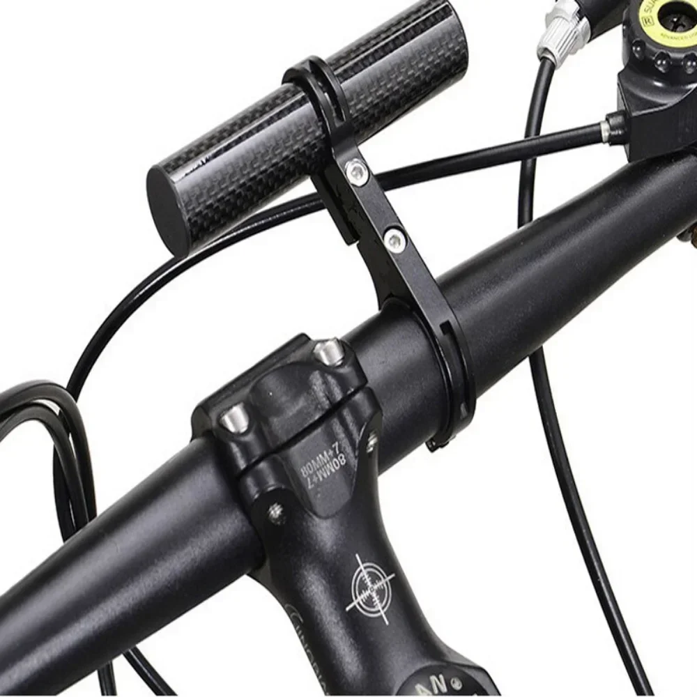 Bicyle Handle Bars Bracket Aluminum Alloys Carbon Fiber Stands Bike Headlight Computers Support Holders Cycling Extend Brackets bicycle accessories bicycle handlebar bicycle bracket