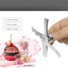 2PCS Replacement Paddle Blade for Ninja Creami NC300 Series , Mixing Blade Paddle NC301, CN305A, CN301CO Silver 5