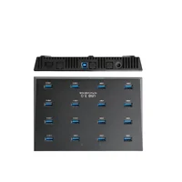 Sipolar 25W powered super data speed 5Gbps 16 ports USB 3.0 duplicator hub USB flash driver copier with free software 1