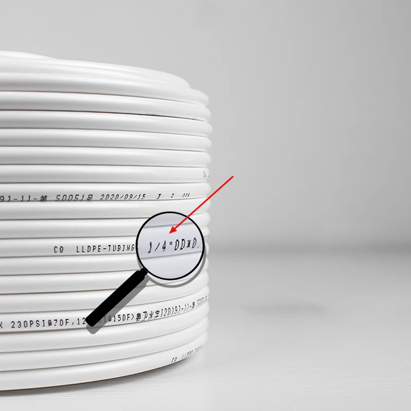 Malida 3/8 Inch RO Water Tubing - 5 Meter (16 Foot) PE Hose Pipe For Reverse Osmosis Systems