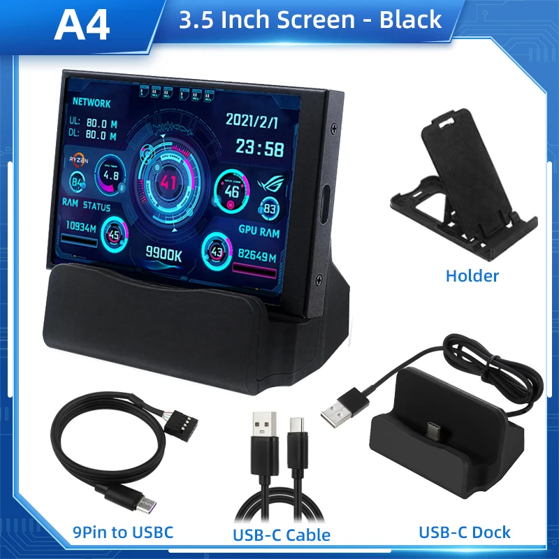 a cer ディスプレイ TURZX 3.5 / 5 インチ IPS USB セカンダリスクリーン
