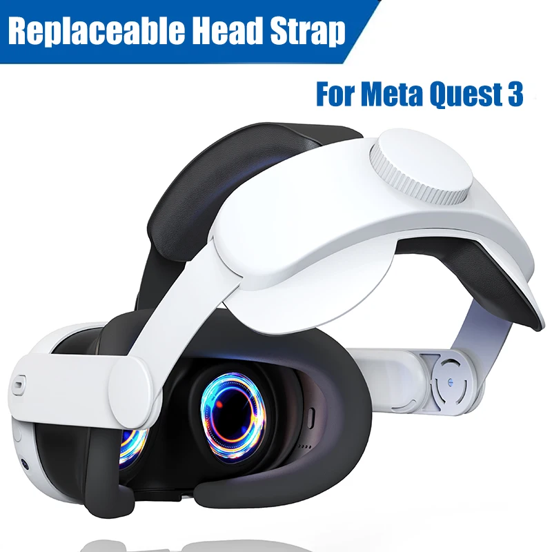 for Meta Quest 3 Head Strap Replaceable VR Headset Improve Comfort  Adjustable Head Strap for Meta Oculus Quest 3 Accessories - AliExpress