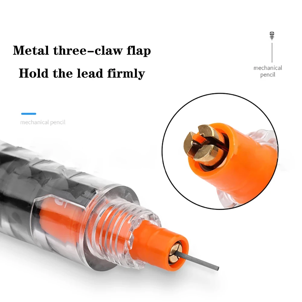 UNI KURUTOGA Mechanical Pencil M5-452 Creative Writing Continuous Sketch 0.5mm Lead Automatic Rotating Mechanical Pencil 5