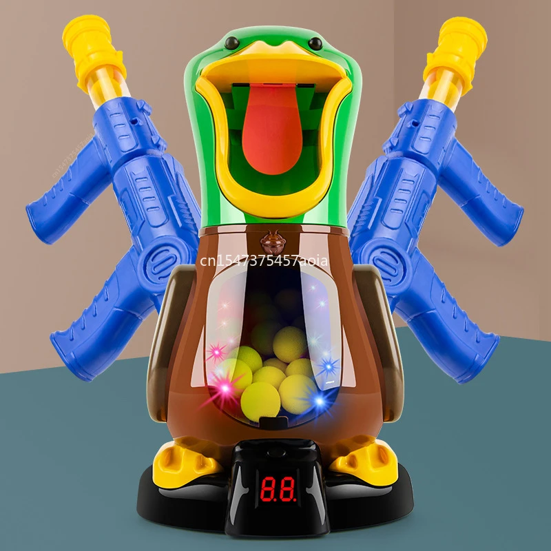 Venta caliente novedad juguetes de tiro pistola de aire neumática pinball  suave juego de puntuación electrónico regalo de cumpleaños para niños  juguetes para niños juguetes interactivos entre padres e hijos|Chistes y  bromas| -